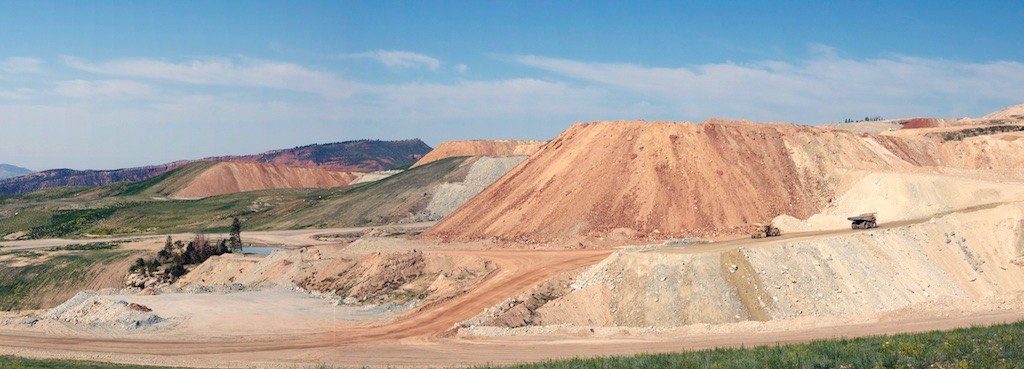 Mine Carved into Utah Mountainside