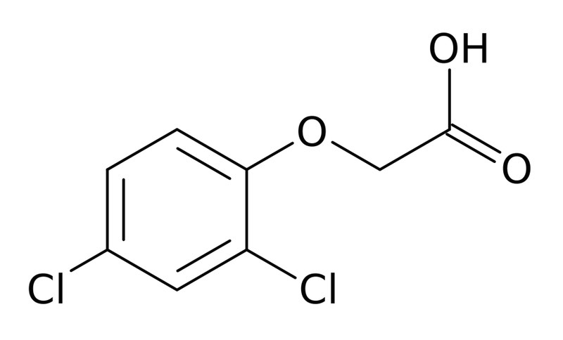 Molecular Structure of Primary Compound with Trace Amount of TCDD