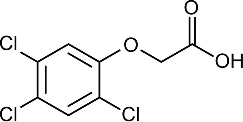 Molecular Structure of Agent Orange Compound with Trace Amounts of TCDD