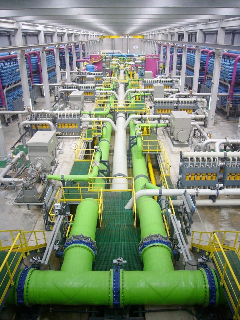 View Within a Desalination Plant