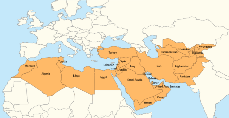 greater middle east countries