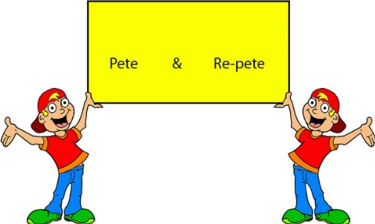 two people named Pete and Re-pete