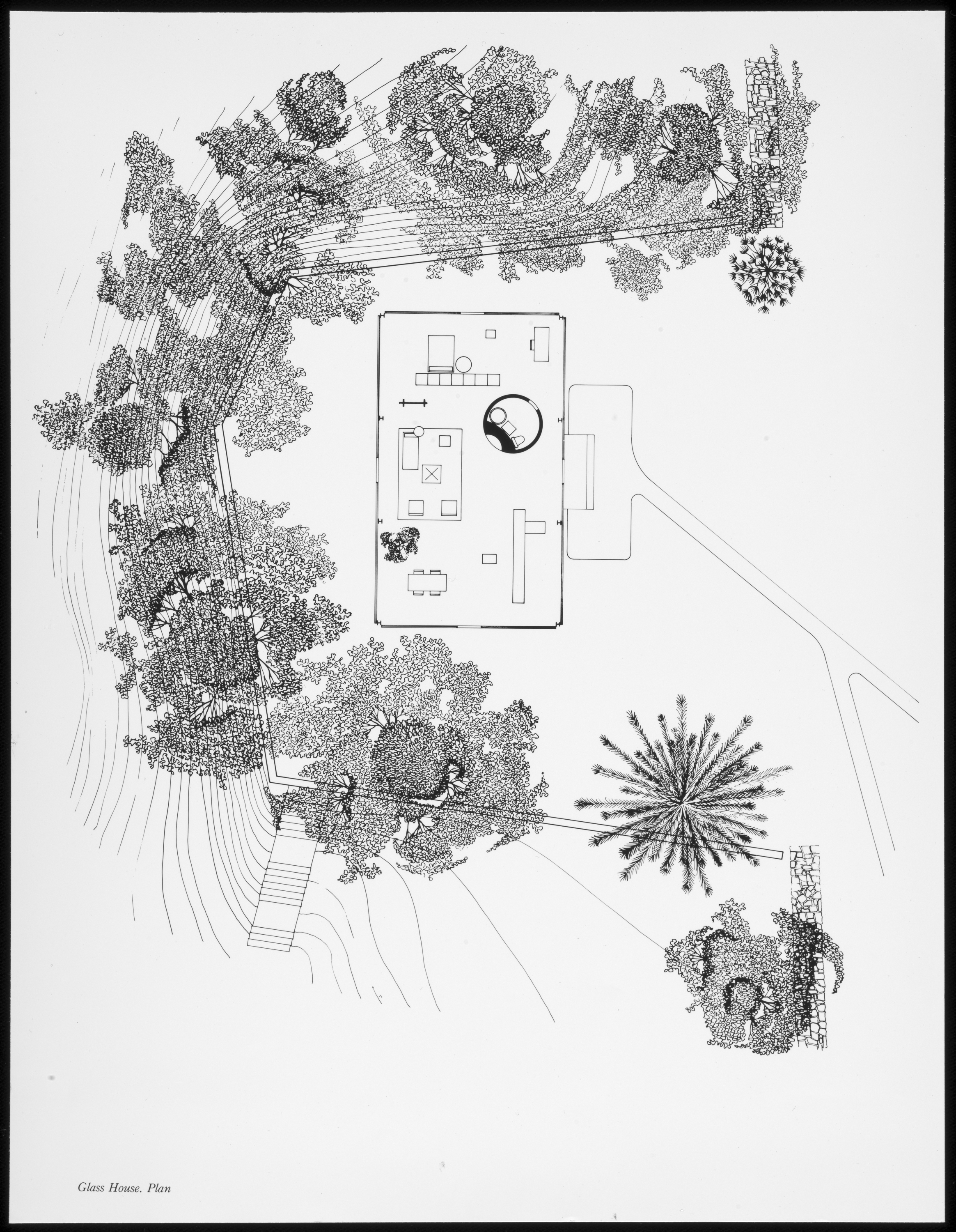 Plan of the Glass House