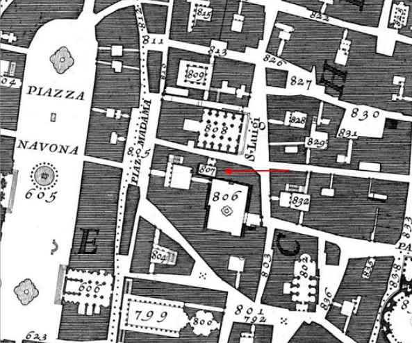 Plan of Piazza Navona