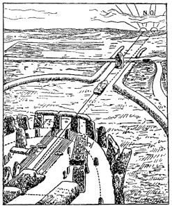 Drawing of Stonehenge
