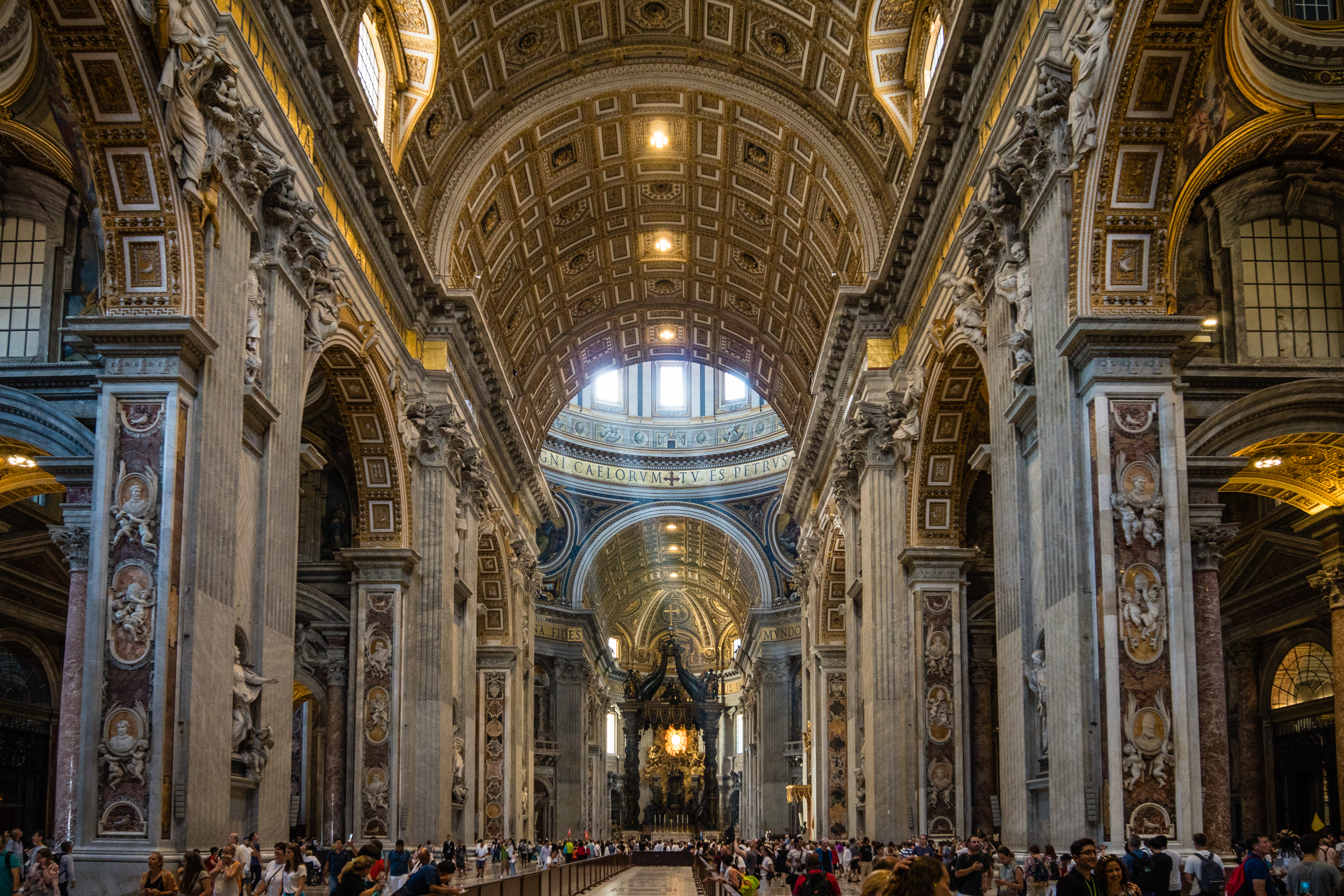 Image of interior of Basilica.