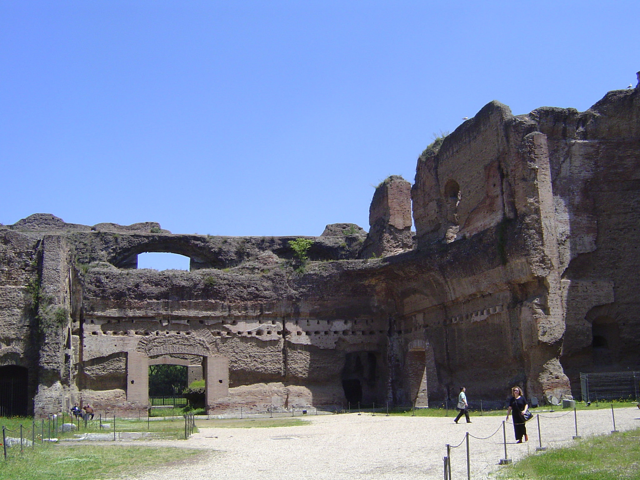 ruins of baths of caracalla