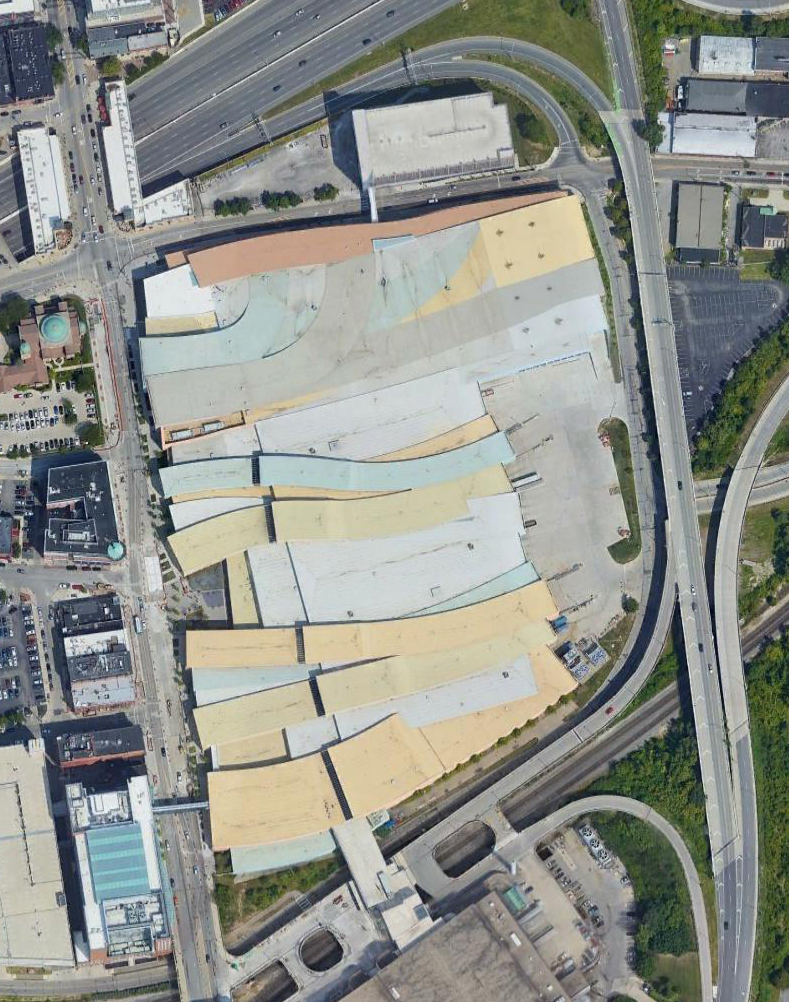 Aerial View of Columbus Convention Center
