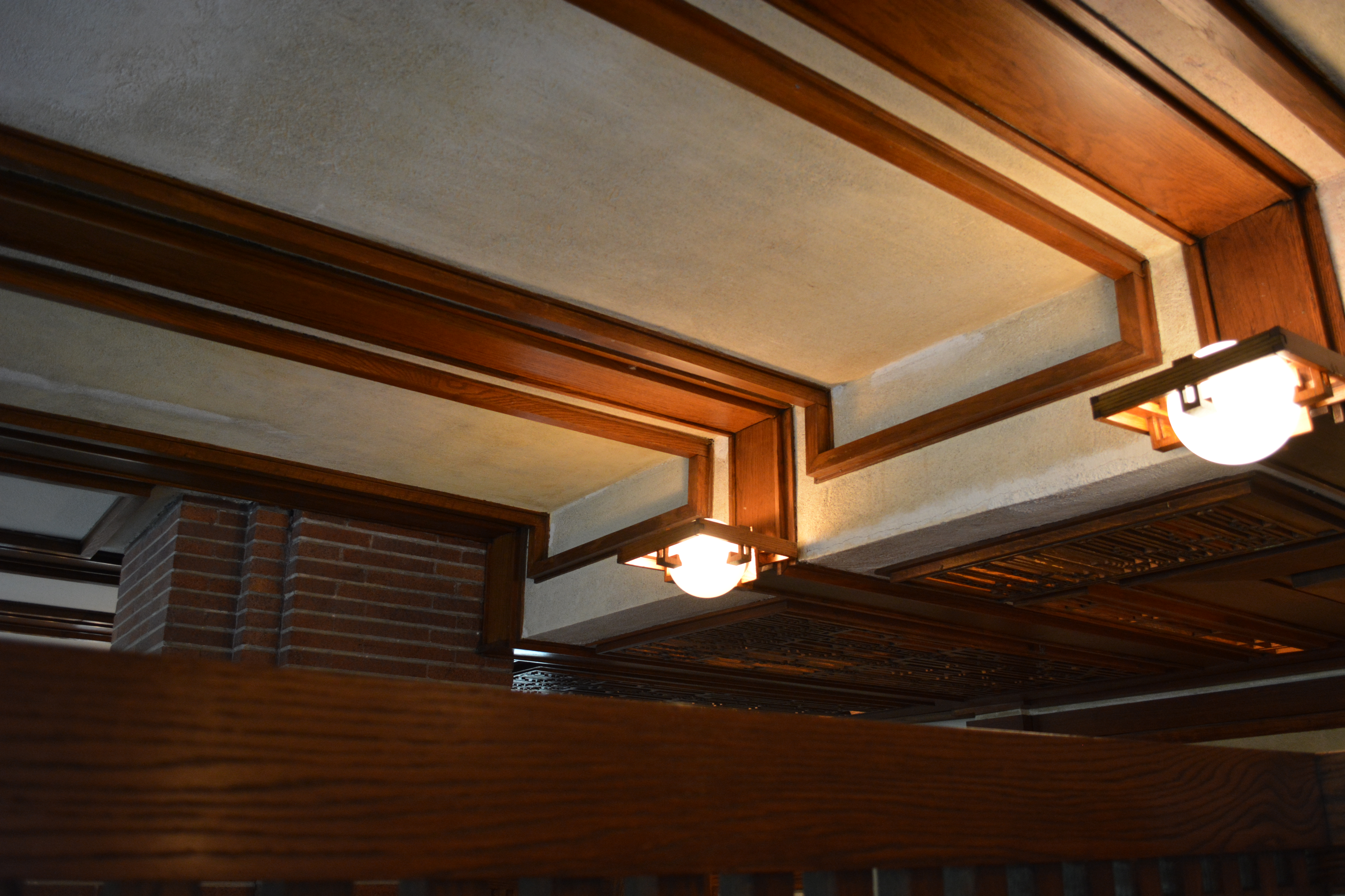 Image of detail in Robie House