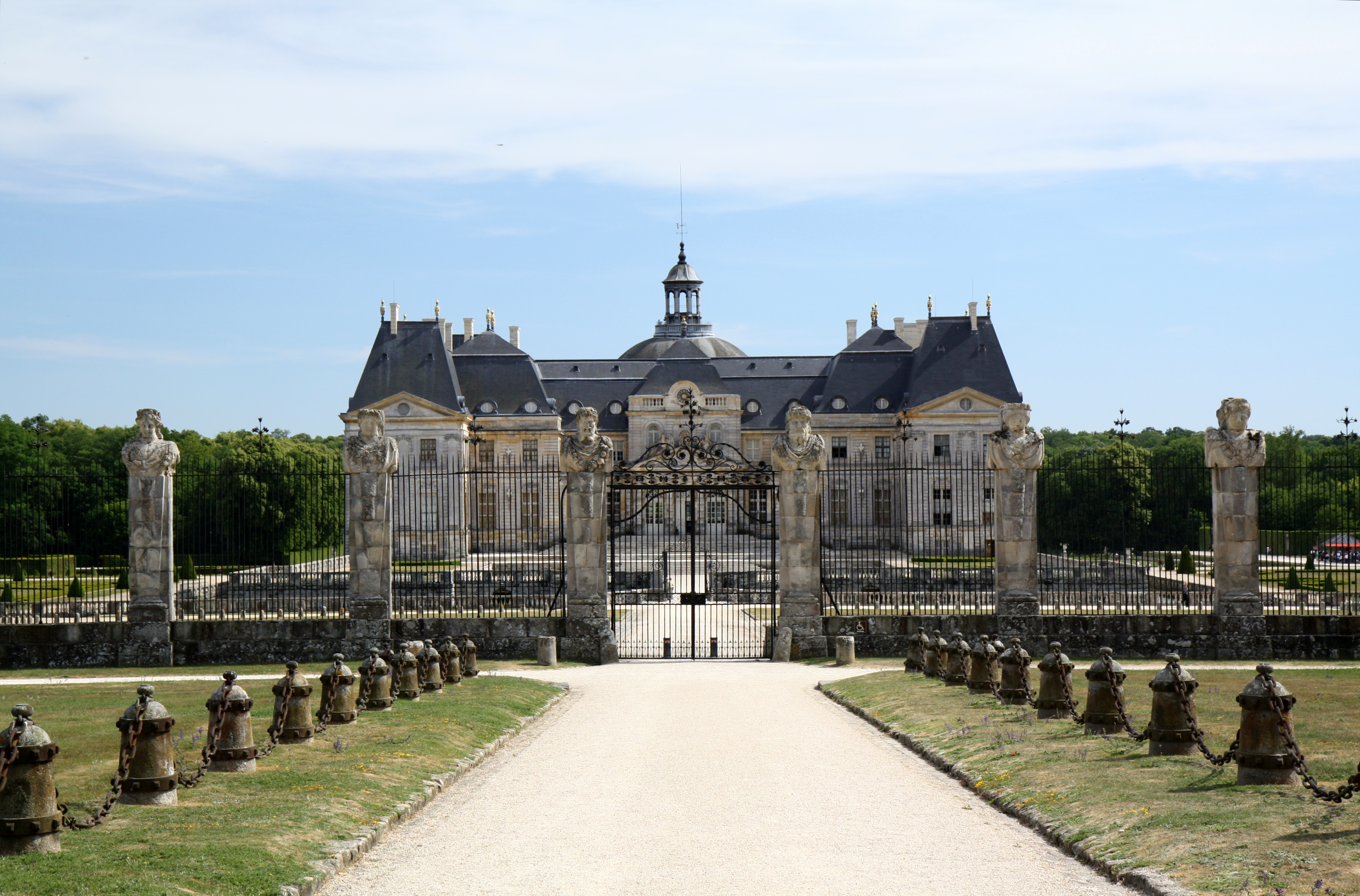 View of Estate Housea at Vaux le Vicomte