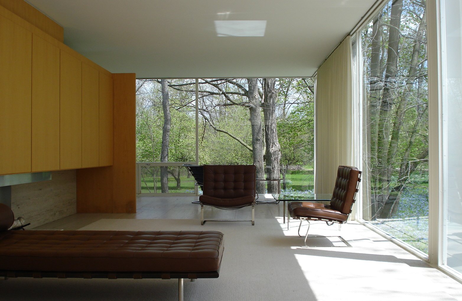 interior shot of farnsworth