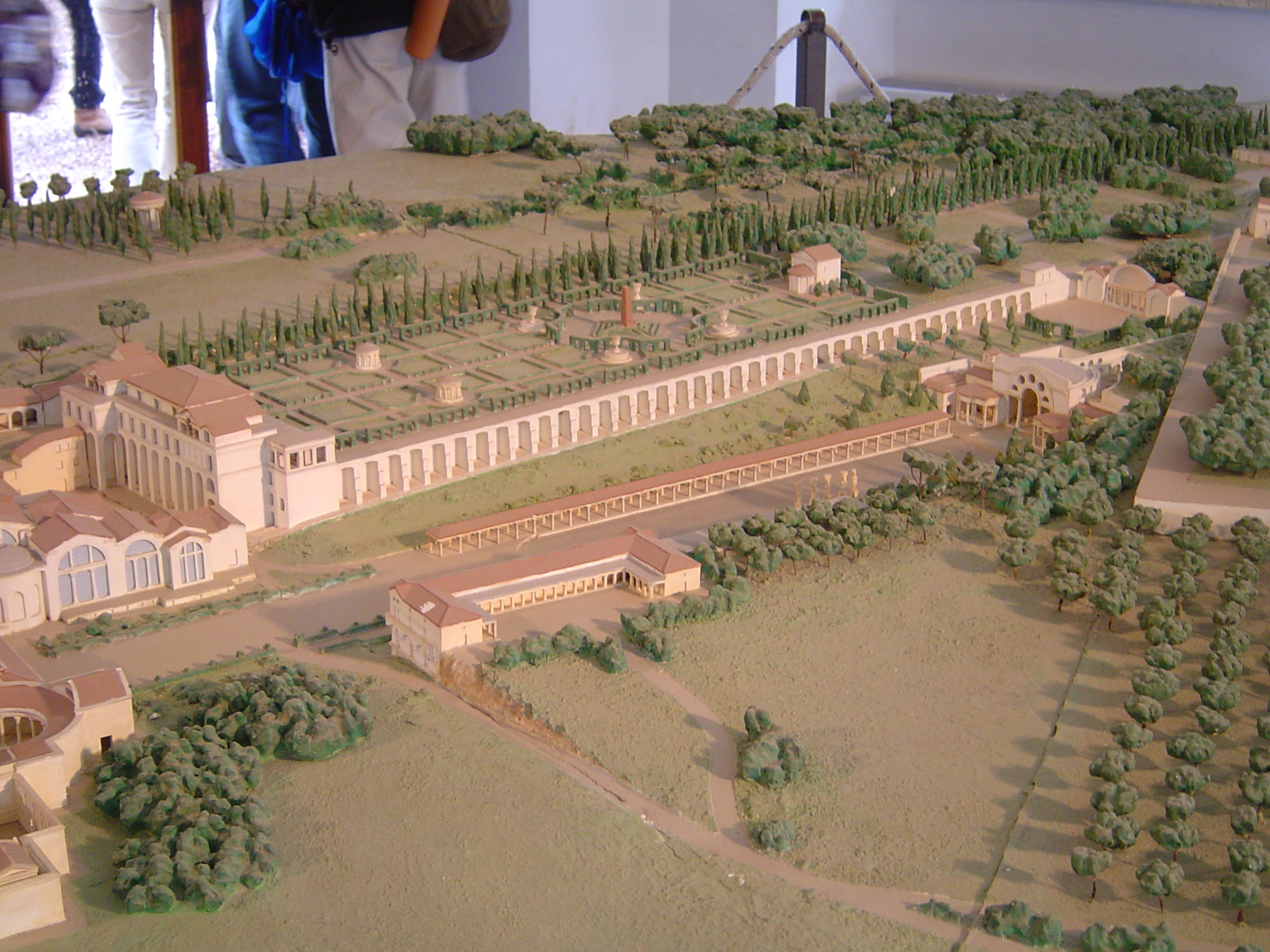 Image of hadrian's villa from model