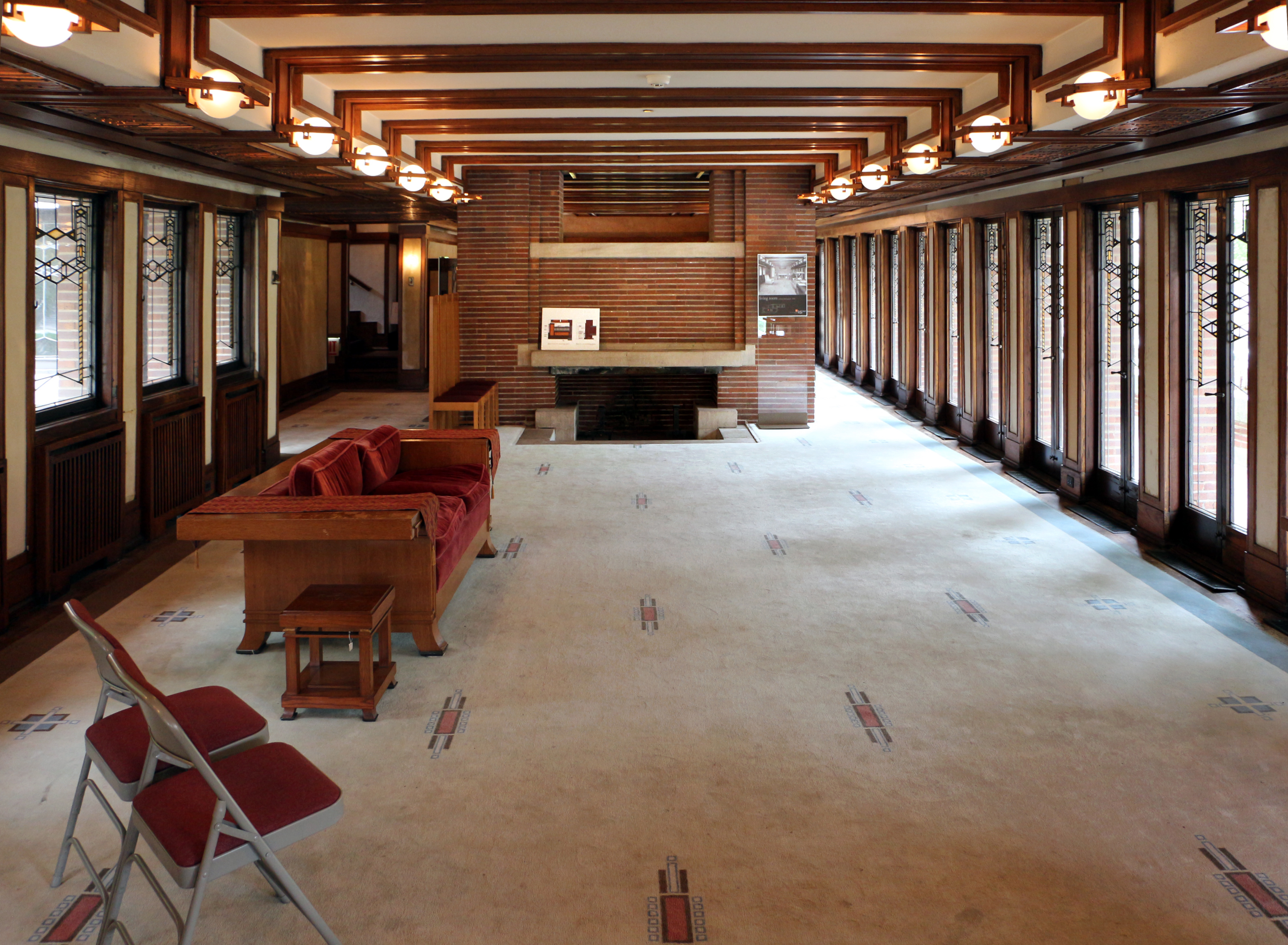 Image of Hearth in Robie House