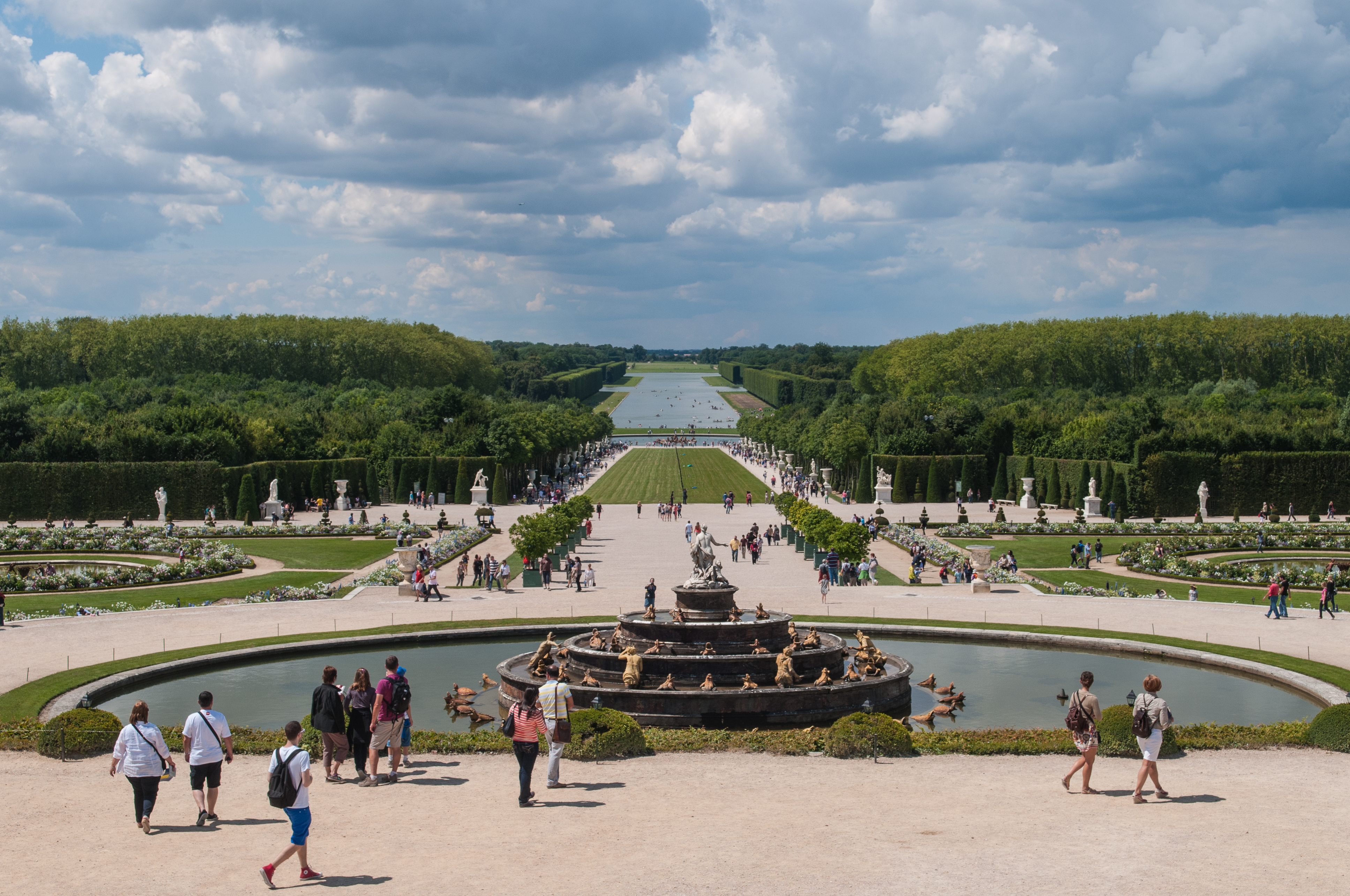 Axis of garden at Versailles.
