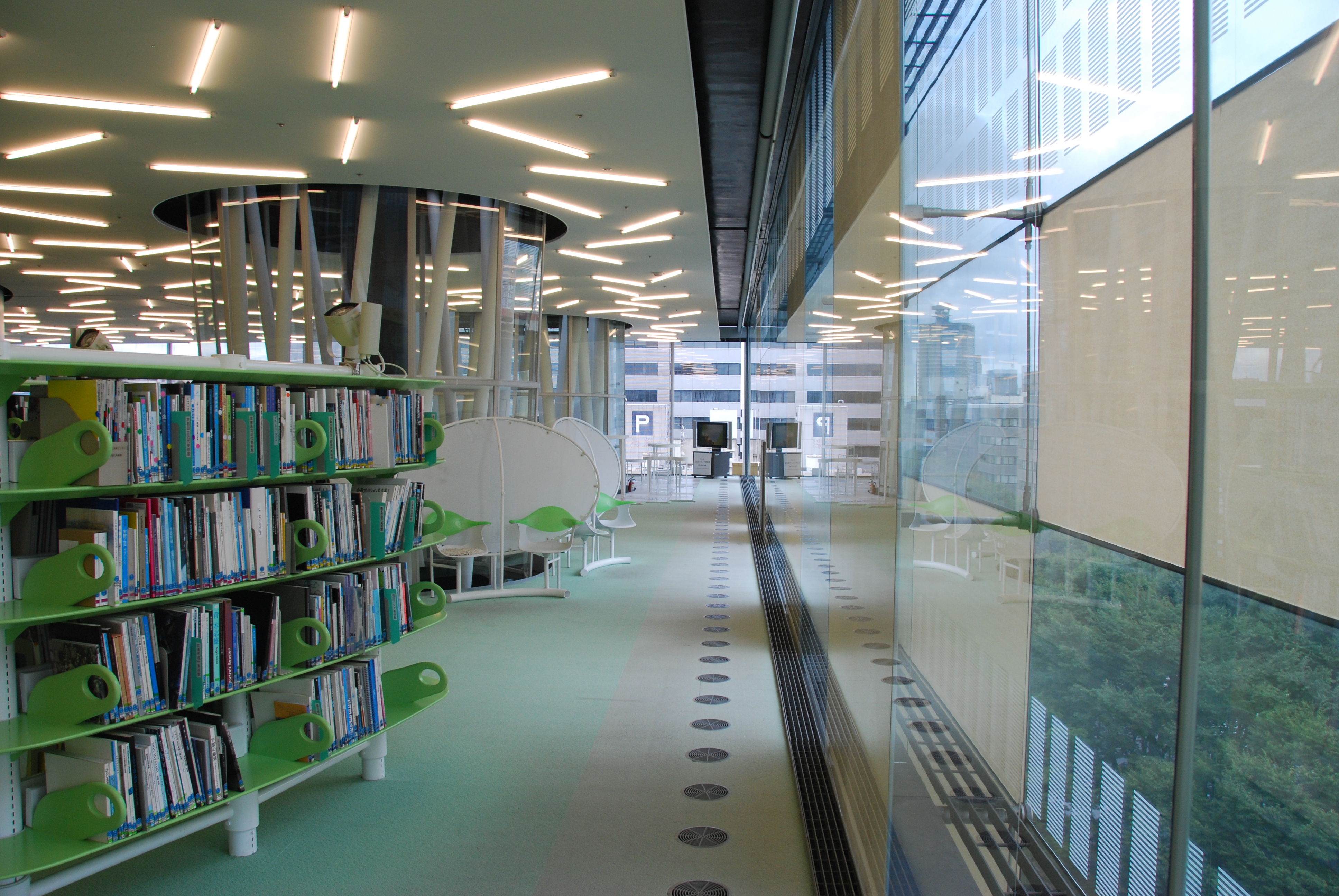 Image of interior of library