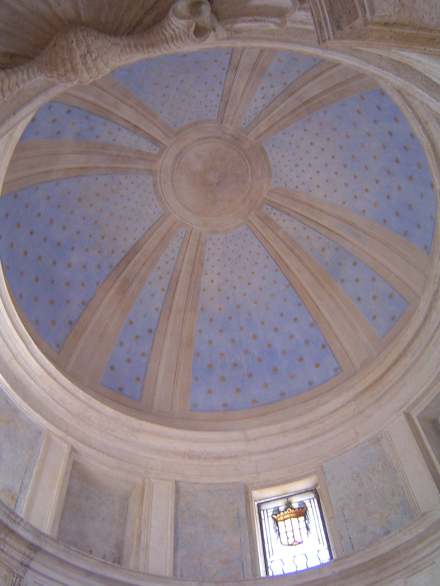Interior of tempietto dome