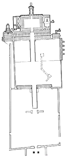 Plan of the Temple of Queen Hathshepsut