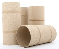 empty toilet paper rolls
