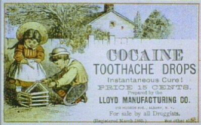 vintage advertisement ofr cocaine toothache drops