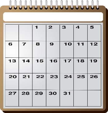 image of a calendar
