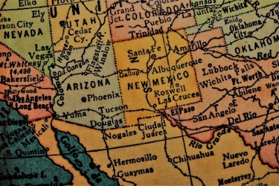 map of western United States