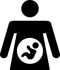 icon of a pregnant woman