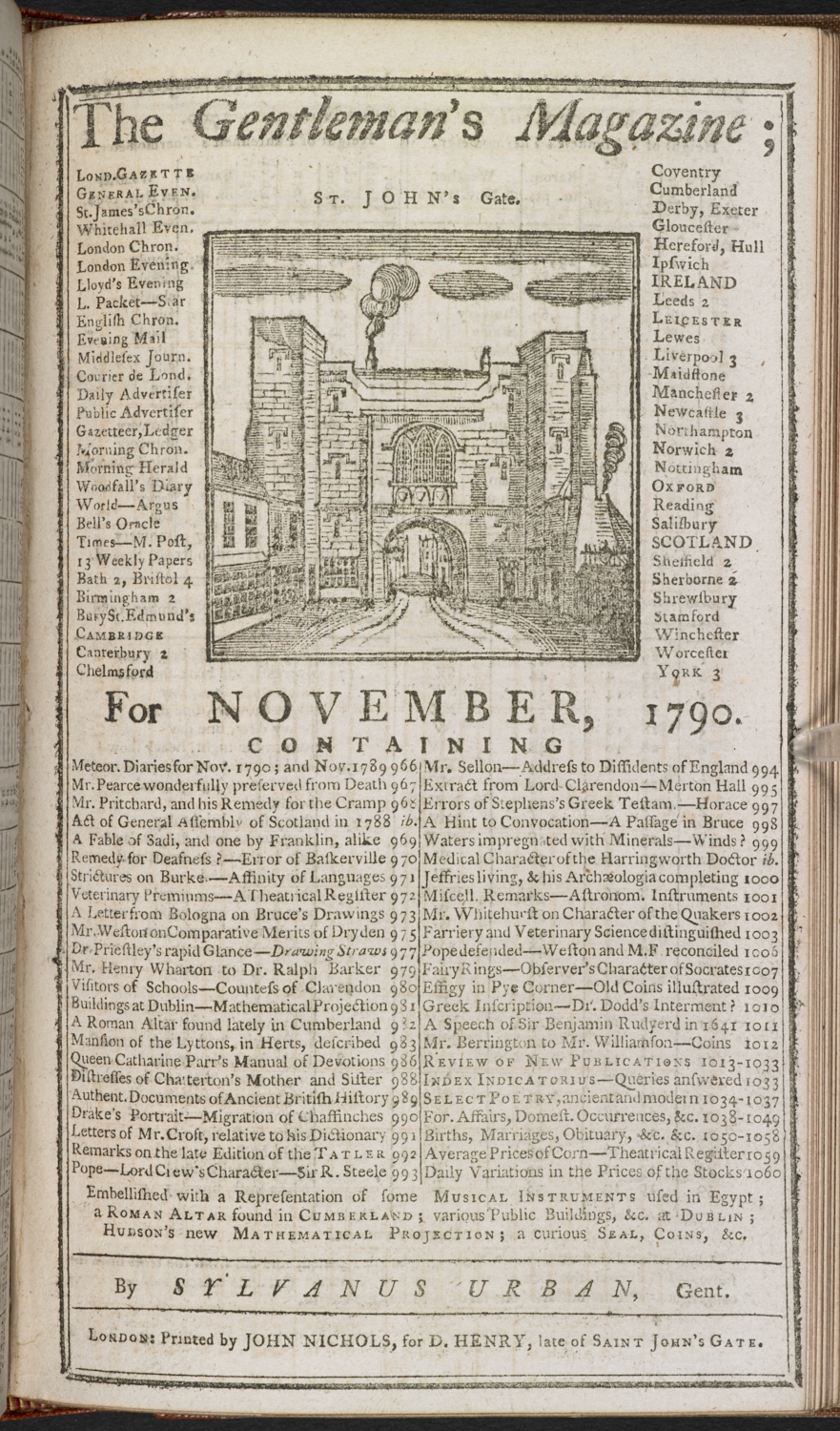 Gentleman's Magazine (1790)