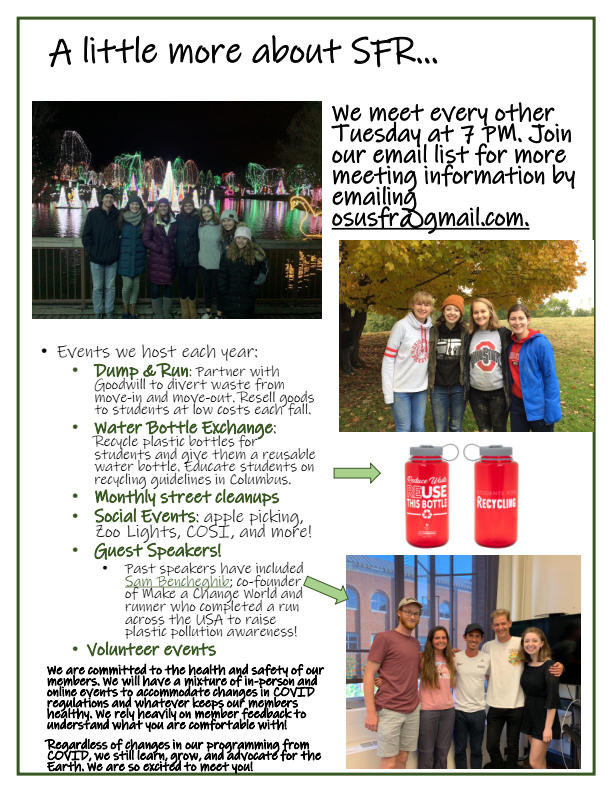 Students for Recycling – CFAES Club Catalog