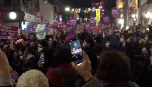 Protestors on the streets in Turkey