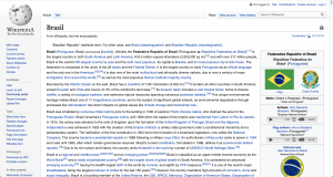 Brazil Wikipedia Page