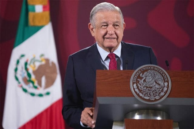 President López Obrador questioned Europe’s right to “interfere” in Mexico at his Thursday press conference.