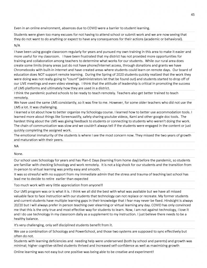 Team LMS Survey pg. 45