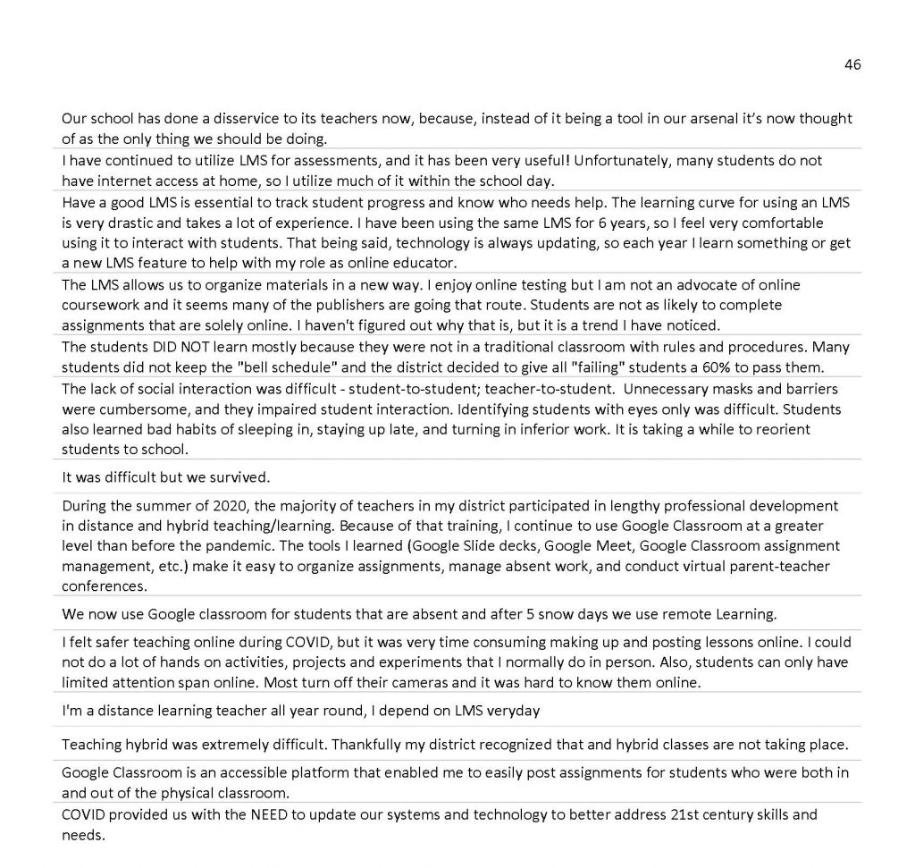Team LMS Survey pg. 46