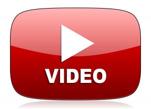 Icon of a video play button