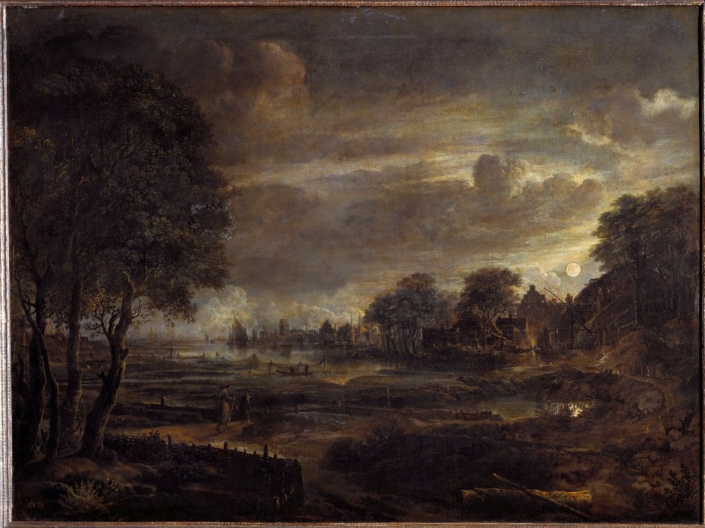 Moonlit landscape