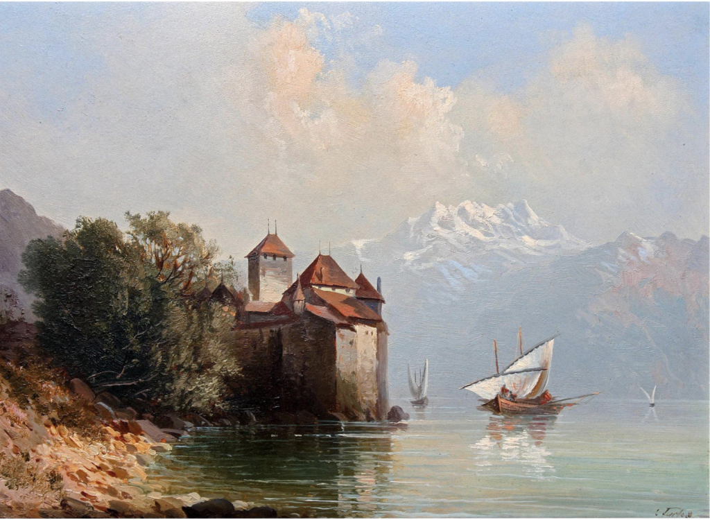 Painting of Lake Geneva