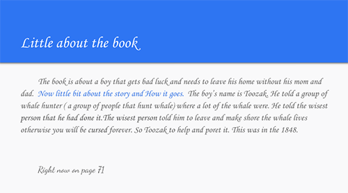 Screenshot of a digital text's introduction