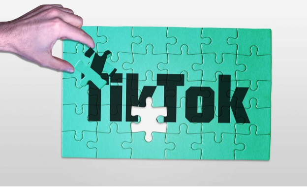 Image of a hand completing a puzzle with the TikTok logo.