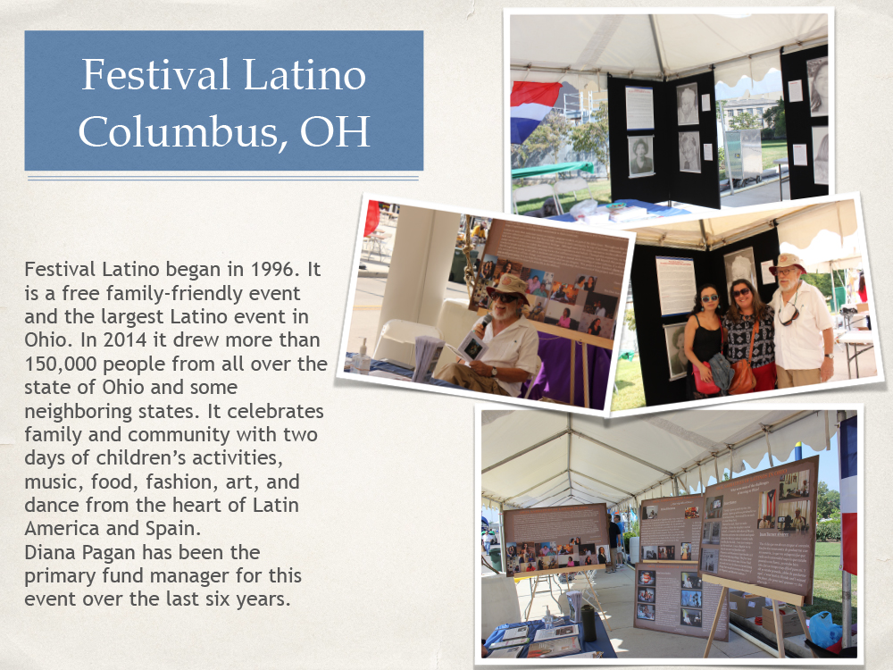 Photo collage of Festival Latino