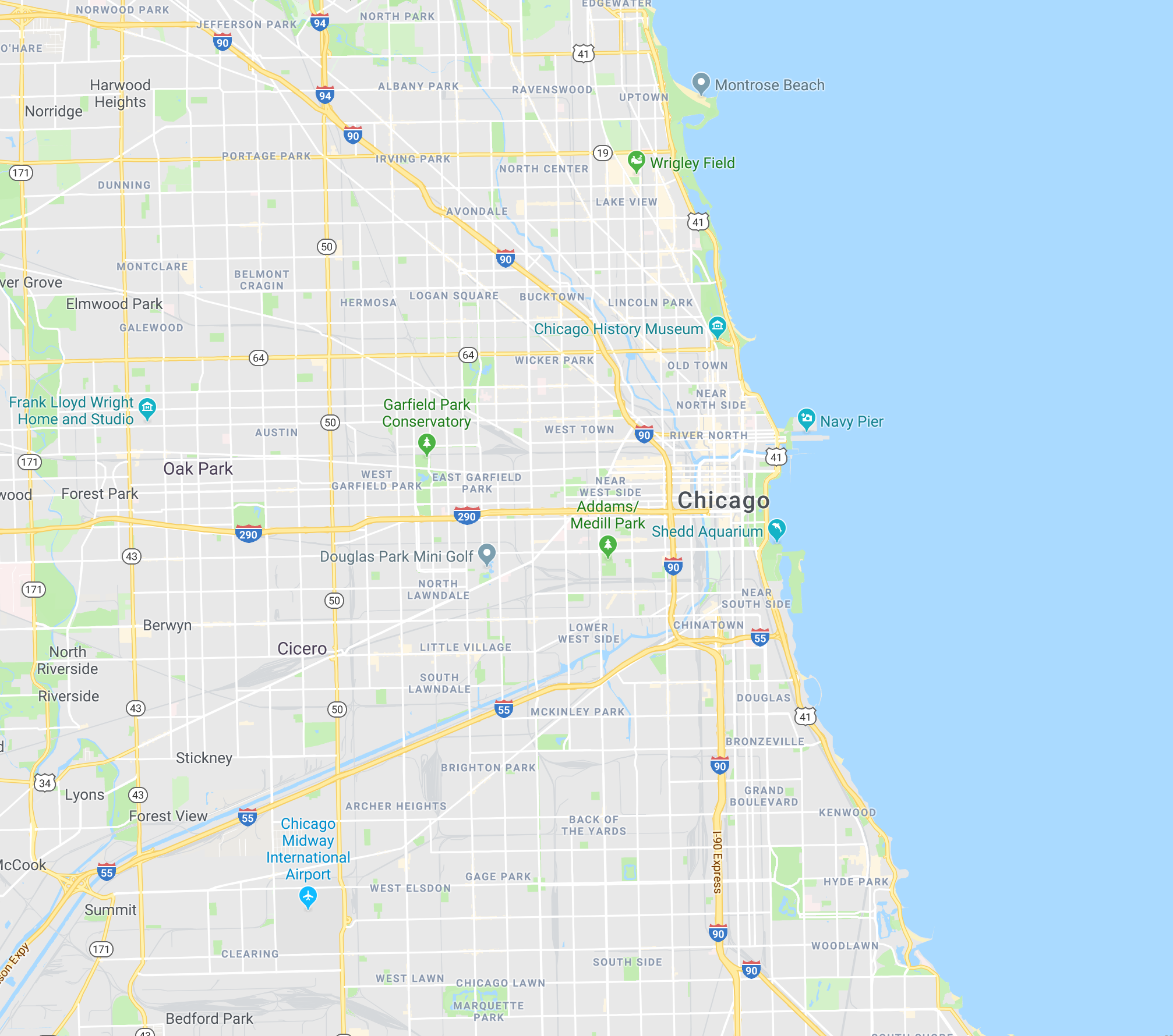 chicago map